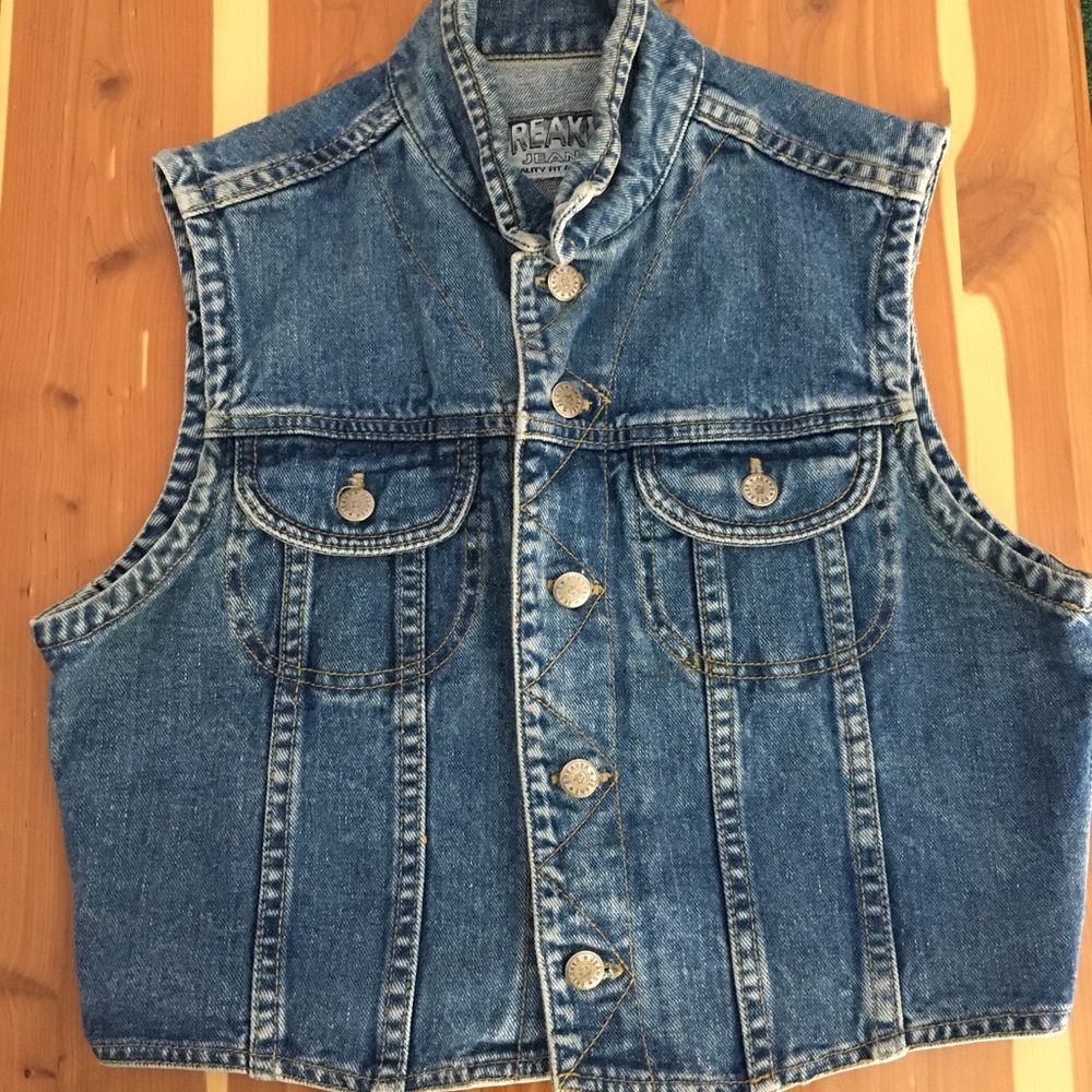 Vintage 90s denim vest